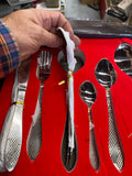 28 pc Stainless Steel Flatware Set for 6 Forks Knife Spoons Gift package new
