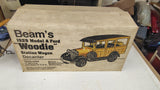 Vintage 1983 Jim Beam 1929 Ford Model A Woodie Station Wagon Decanter Box