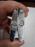 Lot of 2 Vintage Winston Salem Cigarette Lighters Penguin Modern Japan Tobacco