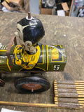 Vintage Marx Jolly Joe Army Car Jeep Tin Wind-Up Toy Collectible Retro 1950s