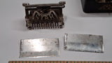 Antique Kampfe Bros Star Safety Razor Jewel Lather Catcher Case 2 Blades