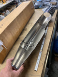 Vance Hinee Left Side Monster Slip on Oval Muffler Heat Shield Harley Touring FL