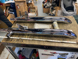 Cobra Mufflers Honda Goldwing GL1100 Turn downs Exhaust shipping damage Chrome