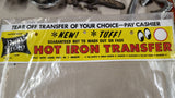 Vintage Rat's Hole Iron On Transfer Marijuana Joint NOS 1970s Daytona Beach