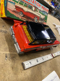 50's Promo Ford Fairlane Wagon Tin Friction Toy Litho Orig Box Bandai Minty Rare