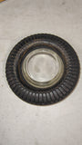 Vintage Seiberling All Tread Tire Glass Rubber Advertising Ashtray 7"
