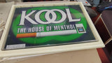 Vintage Kool Cigarettes House of Menthol Light Up Sign Counter Advertising