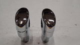 Harley Davidson Chrome 1.25" Fat Bar Risers Kit 56916-07 Handlebar Clamp Riser