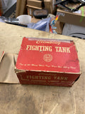 Mint 1950s Vintage MARX Climbing Fighting Tank Windup Toy WW2 Military orig Box