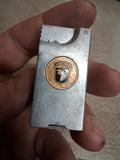 Vtg WW2 Derby Aluminum Block Lift Arm Lighter 101st Airborne Screaming Eagles