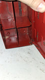 Vintage Patriotic Budget Bank Metal Coin Vault Box USA Capitol Litho 1940s