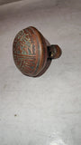 Antique Corbin Ceylon Cast Bronze Door Knob 1895 Victorian Hardware