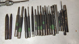 Vintage Machinist Lot Tap Wrench Set Screw Extractor Pin Punch Tool and MORE!