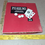 Vtg Po-Ke-No Poker Keno Board Game US Playing Card Co Complete 12 Boards