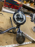 Harley Heritage Softail Spot Light Bar LED Passing Lamp Assy FLST Fatboy Turn Si