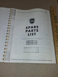 Adler M150 M200 M250 Motorcycle Spare Parts List Catalog Manual Reprint Copy