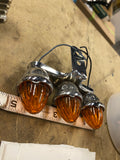 NOS Deco Lights Harley Panhead Shovelhead FLH Acc turn signal Marker Bullet Cone