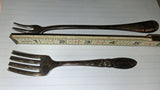 Vintage Silverplate Flatware Lot 4pc - Oneida White Orchid and Warren SP Co