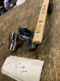 OEM Harley Heritage Fatboy Chrome Handlebar Risers 2" Sportster FXR Dyna chopper