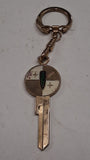 Vintage 1950s Signa-Craft Lincoln Crest Key Blank Uncut Enamel Fob Continental