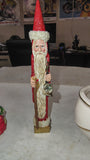 Vintage Christmas Santa Claus Planters & Pencil Figurine Lot