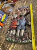 Vintage Raggedy Ann and Andy Ceramic Wall Hanging Plaques Set of 2