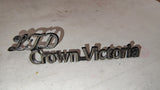 1980-1987 Ford LTD Crown Victoria OEM Chrome Sail Panel Emblem E0AB-5450-398-AA
