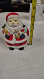 Vintage Ceramic Santa Claus Tea Light Votive Candle Holder Christmas 5"