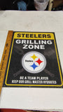 Pittsburgh Steelers Grilling Zone Metal Sign NFL Fan Creations FC 2154