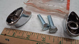 Pair (2) Chris Products Chrome Rear Turn Signal Mount Brackets 8821 Harley Softa