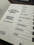 official Harley factory service manual for 93^94 XLH