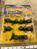 Vtg Gard-A-Lok Rubber Door Lock Boot Advertising Sign Store Display Oil Gas Auto