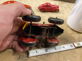 Marx Vintage Tin Litho No.4 Windup Midget Racer Car Toy Boattail Indy 30's Colle