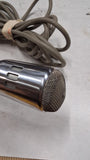 Vintage Knight KN 4550 Dynamic Cardioid Microphone Chrome 14ft Cable Untested
