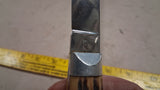 Vintage Queen Cutlery Stainless Steel Slicing Knife Stag Handle Carving USA