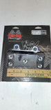 Mid-USA 58326 Hardbody Chrome Left Front Caliper Conversion Bracket Wide Glide