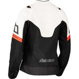 Icon Women's Contra3 Jacket Motorcycle riding aparel Large White Streeet Sport