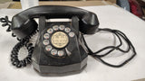 Vintage Automatic Electric AE40 Monophone Bakelite Rotary Phone Art Deco 1940s