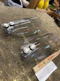 Ghost Hand Guards Harley Dyna Touring Softail Sportster Clear Memphis Shades?