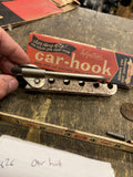 Vintage All-Car Adjustable Car Coat Hook Garment Hat Hanger Box Auto Acc Adverti