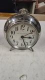 Antique New Haven Clock Co The Automatic Peg Leg Wind Up Alarm Clock 1908