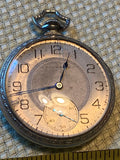 Rare 1922 South Bend Art Deco 14k GF Pocket Watch 19 Jewels Engraved Antique