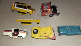 Vintage HO Slot Car Body Lot Aurora AFX Tyco Pro Cigar Box Diecast Camaro Parts