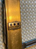 Vtg Borg Warner Pocket Knife Fancy 10K gold emblem Scissors Japan 60's Minty!