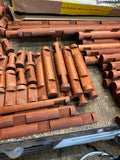 Vintage Lincoln Logs Wooden Building Set Original Box Book 1940's Early Toy