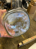 Vintage 1960s Rogers Pork Hocks Pickles Glass Jar Advertising Collectible Minty