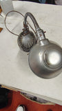 1930's Eagle Gooseneck Lamp Cast Iron Industrial Desk Light Art Deco Working
