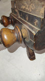Antique Wooden Screw Arm Plow Plane Primitive Woodworking Tool Patina