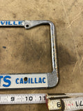 Vtg Metal Connellsville Motor Sales PA Dealer License Plate Frame Auto Truck Tag