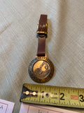 Vtg Brass Koehring Heavy Duty Watch Key Fob Crawlers Excavator Heavy Equipment!